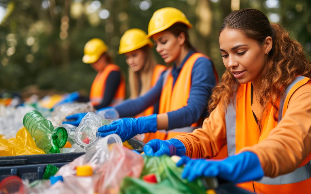 Recolección y reciclaje de residuos para cuidar el planeta